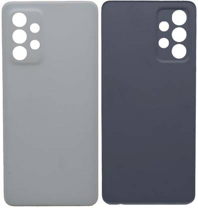 SPAREWARE Samsung Samsung Galaxy A52 : White (WITH ALL BRAND LOGO) Back Panel