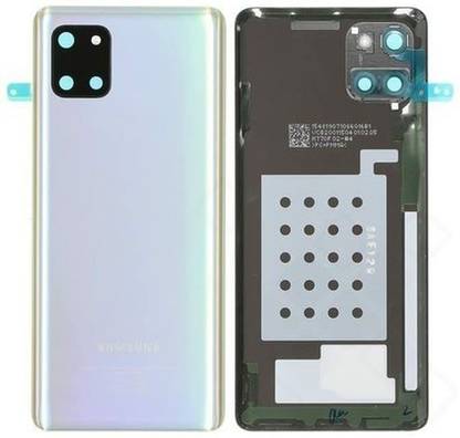 VRAVMO SAMSUNG SAMSUNG GALAXY NOTE 10 LITE (AURA WHITE) 100% ORIGINAL WITH CAMERA LENS GLASS Back Panel