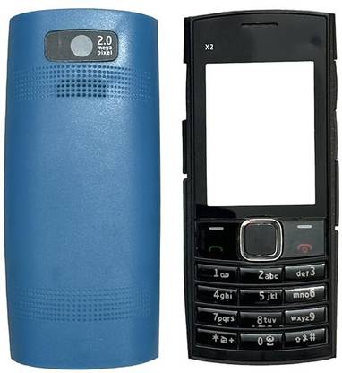 imbi Nokia X2-02 Front Back Body With Keypad Front & Back Panel