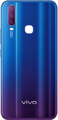 HQP for Vivo Y17 / Y15 / Y12 ( 1902, V1901A, V1901, 1901, 1902_19, 1904, 1940 ) [ With Volume + Power Key and Camera Glass ] Battery Back Door Replacement Back Panel