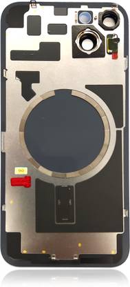 Spares4ever iPhone 14 Plus Blue Replacement Glass with Camera Lens and Magsafe Magnet Back Panel
