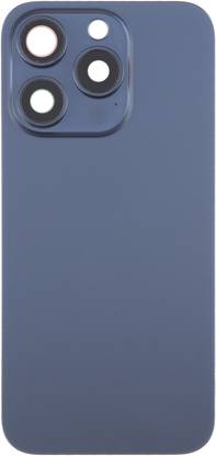 Spares4ever iPhone 15 Pro Max Blue Replacement Glass with Camera Lens and Magsafe Magnet Back Panel