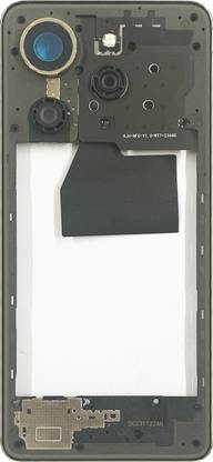 HQP for Tecno Spark 20 Pro ( KJ6 ) - [ With Volume Key and Network Strips ] Middle frame bezel Chassis Ring Digitizer Panel