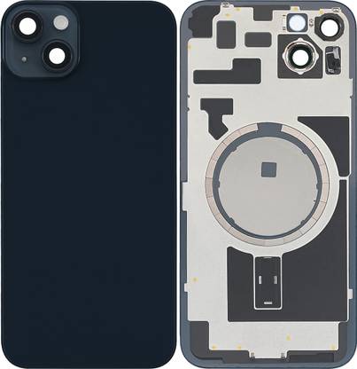 Spares4ever iPhone 14 Plus Midnight Replacement Glass with Camera Lens and Magsafe Magnet Back Panel