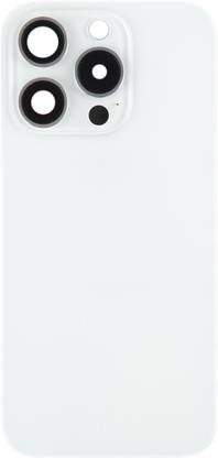 Spares4ever iPhone 15 Pro White Replacement Glass with Camera Lens and Magsafe Magnet Back Panel