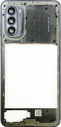 HQP for Motorola Moto G52 ( XT2221-1, XT2221-2 ) - [ With Volume Key and Camera Glass ] Middle frame bezel Chassis Ring Digitizer Panel