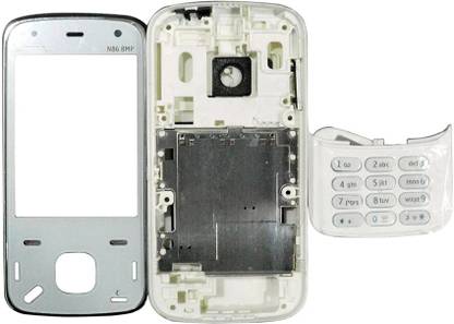imbi Nokia N86 Mobile Phone Panel Front Back and Middle Body With Keypad Full Panel