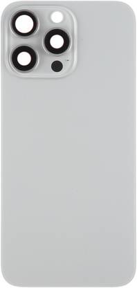 Spares4ever iPhone 15 Pro Max Titanium Replacement Glass with Camera Lens and Magsafe Magnet Back Panel
