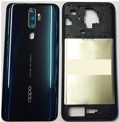Sandreezz OPPO A9 2020 (Housing Body) (Side Keys with Middle Body) (with Proper Logo) Back Panel