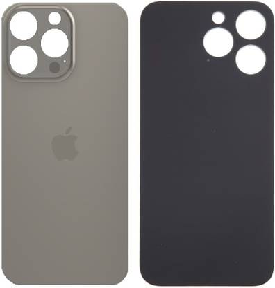 Sandreezz Apple iPhone 15 Pro Max (Glass) (Best Quality) (with Proper Logo) Back Panel