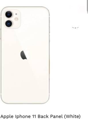PhoneTec iphone iphone `11 white back panel Back Panel
