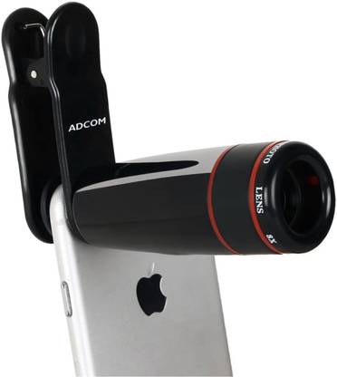 Malvoka Telephoto 8X Mobile Phone Camera Lens -Compatible with iPhone & Android Black) Mobile Phone Lens