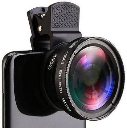 Wifton 2 in 1 universal , 37mm interface, 0.45x49 uv professional effect-R1 Mobile Phone Lens