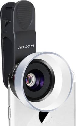 एडकॉम 75MM Professional HD 15x Macro Mobile Phone Camera with Hood मोबाइल फोन लेंस