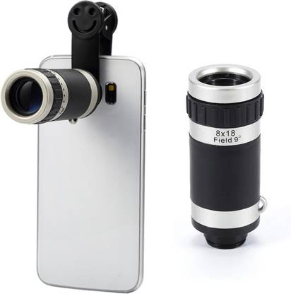 Mobcam 8X HD Zoom Universal Mobile Camera Lens with Tripod Compatible All Mobile Phones Mobile Phone Lens