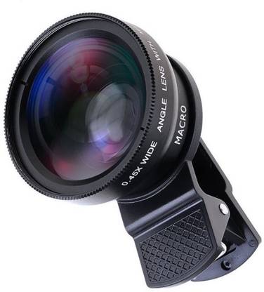 ASTOUND Mobile Camera Lens with Clip 0.45X Wide Angle + 12.5X Macro 2 in 1-K2 Mobile Phone Lens