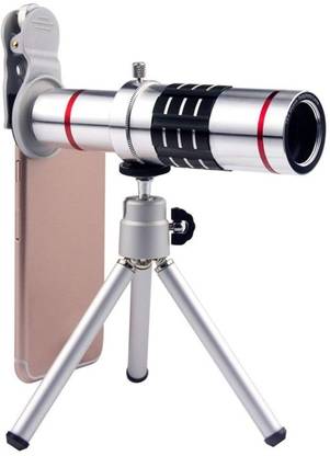 OSTALY 18X 4K HD Universal Zoom Telescope Lens Kit with Tripod for All Mobile Devices Mobile Phone Lens