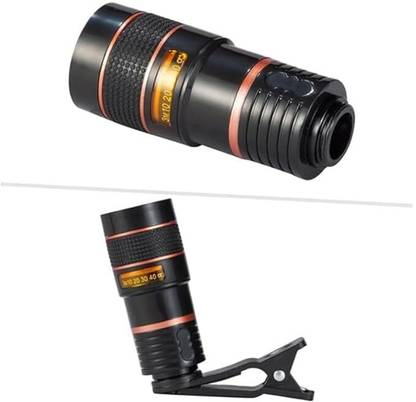 Raptas 14X Zoom 4K HD Telephoto Phone Lens Monocular Telescope Camera Lens Mobile Phone Lens