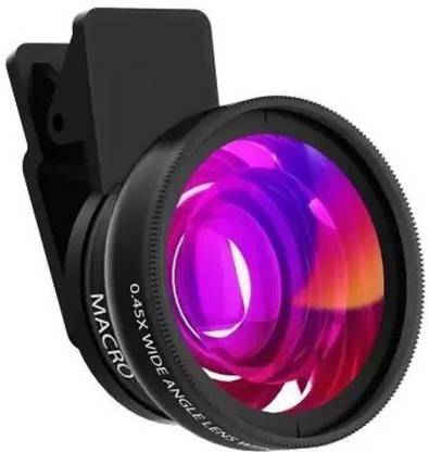 CREATION4U -Lens Kit 0.45X Wide Angle+12.5X Macro,Fit all Smartphones, Mobile Phone Lens