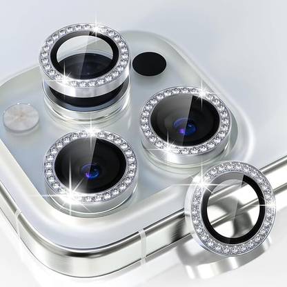 Gedgetlike Mobile camera Iphone 15 and 15 Pro max Protection Diamond Camera Lens Mobile Phone Lens
