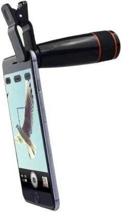 ROCOZY 12X Optical Zoom Lens Universal Mobile Telescopic Camera Lens with Clip Mobile Phone Lens