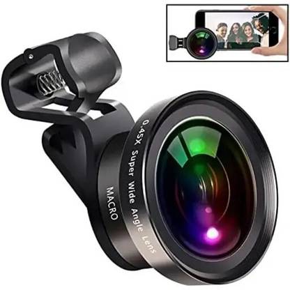 OSTALY Ultra HD 2 in 1 0.45X Mobile Lens Kit Macro Lens Wide Angle and 15X Lens Mobile Phone Lens
