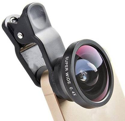 TECHGEAR 0.4X Portable Phone Lens, Durable Wide Angle Lens Mobile Phone Lens