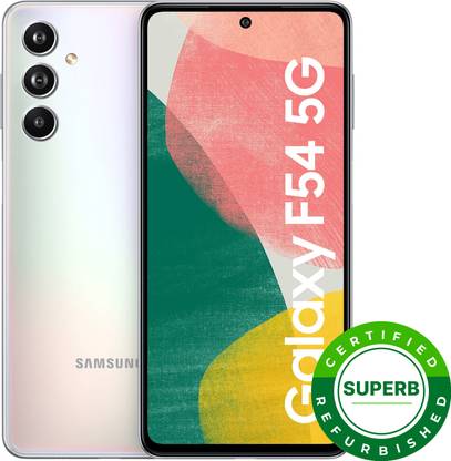 (Refurbished) Samsung Galaxy F54 5G (Stardust Silver, 256 GB)
