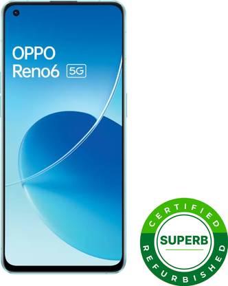 (Refurbished) OPPO Reno6 5G (Aurora, 128 GB)