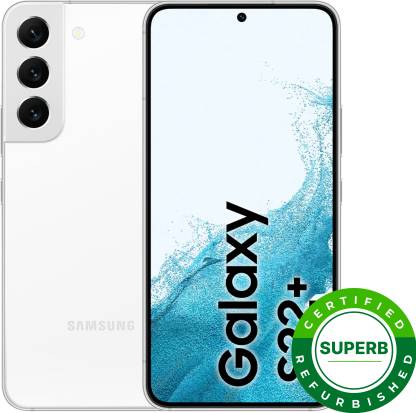 (Refurbished) Samsung Galaxy S22 Plus 5G (Phantom White, 128 GB)