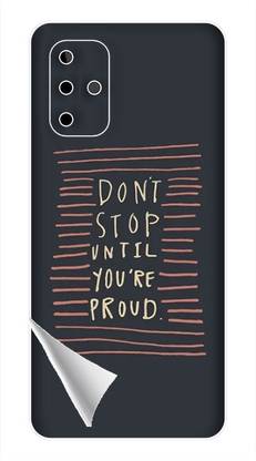 Printc Dont stop until you proud quote image for Samsung-s20-Ultra Mobile Skin