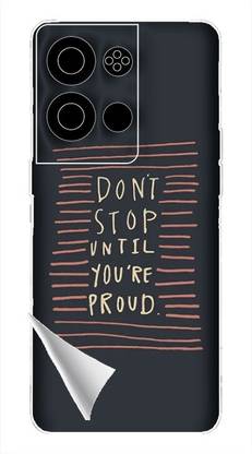 Printc Dont stop until you proud quote image for Oppo-Reno-8-Pro-5G Mobile Skin