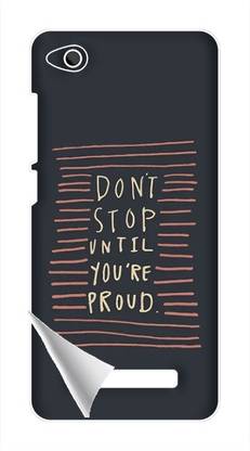 Printc Dont stop until you proud quote image for Xiaomi-Redmi-5A Mobile Skin