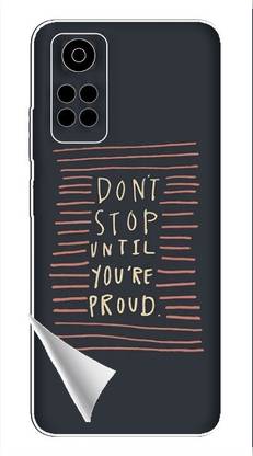 Printc Dont stop until you proud quote image for Xiaomi-Redmi-Note-5-Pro Mobile Skin
