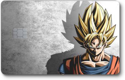 VAMP Son Goku Anime Full Rectangular Debit/Credit card Skin Sticker Mobile Skin
