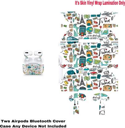 Flipkart SmartBuy AIRPOD PRO I LOVE TRAVEL SKIN(TWS AIRPOD DEVICE BLUETOOTH NOT INCLUDED)TRAV_450 Mobile Skin