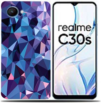 Mclaxa Realme C 30S, Solid Polygon Mobile Skin