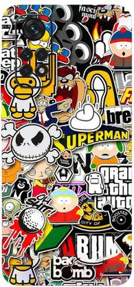 DHARKOTI Skin for Mi Redmi Note 11s 4G (Coverage Back Camera Sides) (Design Cartoon) Mobile Skin