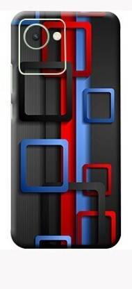 BUGGU Square1 Realme C30 Back Skin Guard, Realme C30 back glass Mobile Skin