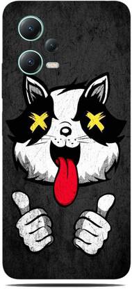 TJ CREATION REDMI NOTE 12 PRO 5G, Crazy Cat, xiaomi note 12 pro 5G Mobile Skin