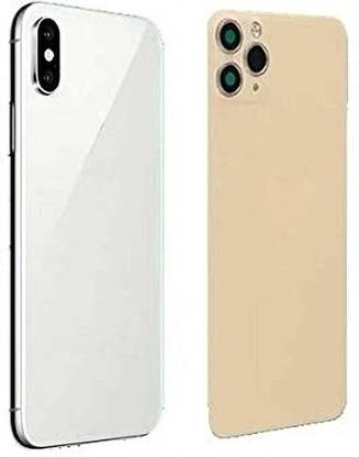 fivme BLACK X/XS to 11 Pro converter Back Full Screen Protector with Apple logo BLACK Mobile Skin