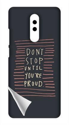 Printc Dont stop until you proud quote image for Redmi-9i Mobile Skin