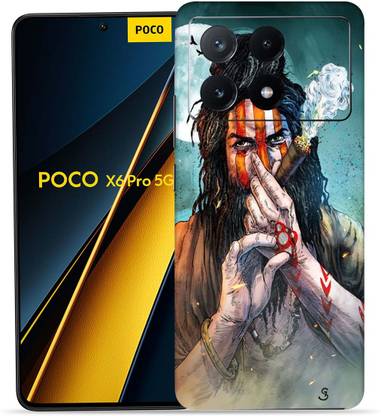 सैटिस्फैक्ट्रि Mahadev (Bhakti) back skin or vinyl wrap for Xiaomi Poco X6 Pro 5G Poco X6 Pro 5G, Mahadev (Bhakti), OggyBaba मोबाइल स्किन