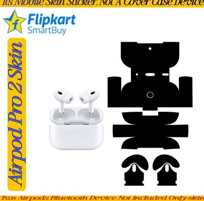 Flipkart SmartBuy AIRPOD PRO 2 SKIN BLACK IT READY TO USE(DEVICE NOT INCLUDED)AB745 Mobile Skin