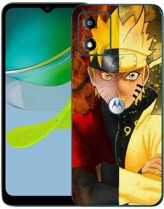 FCS Moto E13 Printed Back Skin, Motorola Moto E13 Naruto Uzumaki Mobile Skin
