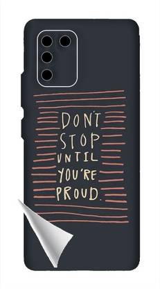 Printc Dont stop until you proud quote image for Samsung-Galaxy-Alpha Mobile Skin