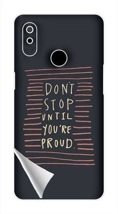 Printc Dont stop until you proud quote image for Realme-3-Pro Mobile Skin
