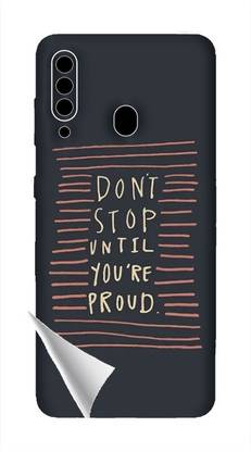 Printc Dont stop until you proud quote image for Samsung-A9-Star-2018 Mobile Skin