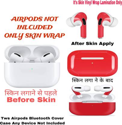 Flipkart SmartBuy AIRPOD PRO RED SKIN(TWS AIRPOD DEVICE BLUETOOTH NOT INCLUDED)SR_Q287 Mobile Skin