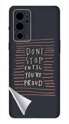 Printc Dont stop until you proud quote image for Oneplus-Nord Mobile Skin